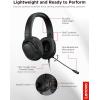imageLenovo Legion H300 Stereo Gaming Headset NoiseCancelling Mic Memory Foam ampamp PU Leather Earcups Stainless Steel Headband PC PS4 Xbox One Nintendo Switch Mac GXD0T69863 BlackH110