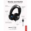 imageLenovo Legion H300 Stereo Gaming Headset NoiseCancelling Mic Memory Foam ampamp PU Leather Earcups Stainless Steel Headband PC PS4 Xbox One Nintendo Switch Mac GXD0T69863 BlackH300