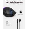 imageLenovo Legion M600s RGB Wireless Gaming Mouse  19000 DPI 6 Programmable Buttons 70 Hours Battery Life TriMode Connectivity 24 GHz Bluetooth Wired Iron GreyTranslucent