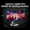 imageLenovo Legion Pro 34WD10 Curved Gaming Monitor  34quot WQHD OLED  240Hz  AMD FreeSync PremiumPro  HDR TB400  003ms MPRT  KVM USBC HDMI 21 DP 14  Ergonomic Tilt Stand  Raven Black