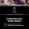 imageLenovo Legion R24e  Gaming Monitor  238quot Flat FHD  180 Hz  1ms Response  AMD FreeSync  HDRDecode HDMI 21 DP 14 Audio  LiftTiltPivotSwivel Stand  Raven Black