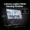 imageLenovo Legion R24e  Gaming Monitor  238quot Flat FHD  180 Hz  1ms Response  AMD FreeSync  HDRDecode HDMI 21 DP 14 Audio  LiftTiltPivotSwivel Stand  Raven Black