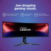 imageLenovo Legion R27qe Gaming Monitor 27 QHD Display 180Hz 05ms Response AMD FreeSync HDR400 LiftTiltPivotSwivel Stand HDMI 21 and DisplayPort 14 450 nits Black45 DualQHD KVM USBC
