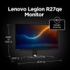imageLenovo Legion R27qe Gaming Monitor 27 QHD Display 180Hz 05ms Response AMD FreeSync HDR400 LiftTiltPivotSwivel Stand HDMI 21 and DisplayPort 14 450 nits Black27 QHD 180Hz