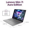imageLenovo Slim 7i Aura Edition  2025  Copilot PC  Core Ultra 7 Processor 256V  14quot WUXGA OLED Display  16 GB Memory  1 TB Storage  Luna Grey
