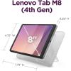 imageLenovo Tab M8 Gen 42024  Family Tablet  Google Kids Space  8quot HD Touch Display  2 GB Memory  32 GB Storage  MediaTek Helio A22  Arctic Grey  Folio with StandTab M8 Gen