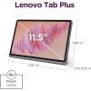 imageLenovo Tab Plus  2024  Premium Entertainment Tablet  8 JBL Speakers  115quot 2K LCD Touch Display  8GB Memory  128GB Storage  MediaTek Helio G99  Folio Case Included  Luna GreyTab Plus 2024