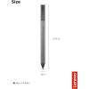 imageLenovo USI Stylus Pen Chrome OS Support 4096 Levels of Pressure Sensitivity 150 Days Battery Life AAAA Battery Works with Chromebook GX81B10212GreyUSI