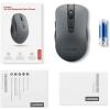 imageLenovo WL310 Bluetooth Silent Mouse Ergonomic Adjustable DPI Silent Clicks Bluetooth 50 Portable for Windows Mac and Chromebook Grey