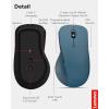 imageLenovo Yoga Pro Mouse Bluetooth USBC Rechargable Dual Mode Bluetooth 6 Button Right Handed Design Ergonomic Design Programmable Buttons 2Way Metal Scroll Wheel Tidal TealTidal Teal