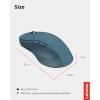 imageLenovo Yoga Pro Mouse Bluetooth USBC Rechargable Dual Mode Bluetooth 6 Button Right Handed Design Ergonomic Design Programmable Buttons 2Way Metal Scroll Wheel Tidal TealTidal Teal
