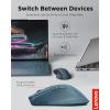 imageLenovo Yoga Pro Mouse Bluetooth USBC Rechargable Dual Mode Bluetooth 6 Button Right Handed Design Ergonomic Design Programmable Buttons 2Way Metal Scroll Wheel Tidal TealTidal Teal
