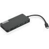 imageLenovo  USBC 7in1 Hub  Computer Networking Laptop Accessory  Laptop Docking Station  4K via HDMI 3 USBA devices 2 SDTF Card Readers USBC Power Pass Through7in1