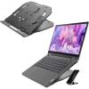imageLenovo 2in1 Laptop Stand  Adjustable Portable Foldable Ergonomic NonSlip Compatible with Laptops up to 15quot and Cell Phones Ideal for Travel
