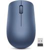 imageLenovo 530 Full Size Wireless Computer Mouse for PC Laptop Computer with Windows  24 GHz Nano USB Receiver  Ambidextrous Design  12 Months Battery Life  Platinum GreyAbyss Blue