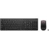 imageLenovo Essential Wireless Keyboard ampamp Mouse Combo Gen 2 24 GHz Wireless Nano USB Full Size Ambidextrous Mouse AES128 Encryption Keyboard BlackGen 2