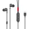 imageLenovo Go USBC Active Noise Cancelling inEar Headphones  Storm Grey  Teams Certified  Lightweight and Portable  Inline Separate Mic  USBC Digital Audio
