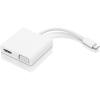 imageLenovo USBC 3in1 Travel Hub 4K HDMI VGA USB 30 Plug and Play Only 008 lbs GX90T33021 White