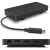 imageLenovo USBC Dual Display Travel Dock w 100W Power Adapter  7 Ports Integrated USBC Cable Universal Compatibility Dual Displays at 4K  BlackUSB Dock