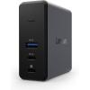 imageLenovo USBC Slim Travel Dock 8 Ports Up to 65W PD Pass Through Integrated USBC Cable 4K Display Support BlackGaN Charging Dock