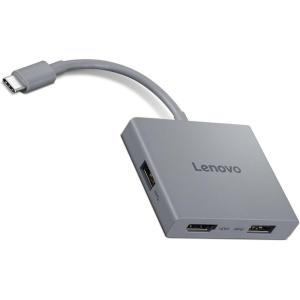 imageLenovo  USBC 7in1 Hub  Computer Networking Laptop Accessory  Laptop Docking Station  4K via HDMI 3 USBA devices 2 SDTF Card Readers USBC Power Pass Through4in1 Hub