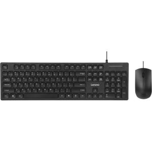 imageLenovo 300 USB Combo FullSize Wired Keyboard ampamp Mouse Ergonomic Left or Right Hand Mouse Optical Mouse GX30M39606 Black305 USB C  Mouse  Keyboard