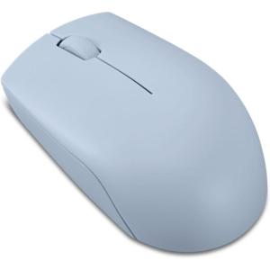 imageLenovo 300 Wireless Mouse  Computer Mouse for PC Laptop with Windows  Ambidextrous Design  24 GHz Nano USB Receiver  12 Month Battery LifeFrost Blue