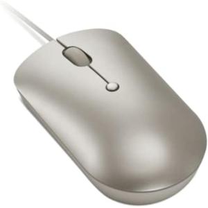 imageLenovo 540 USBC Wired Connection Computer Mouse for PC Laptop Computer with Windows or Chrome OS  Ambidextrous Design  4 Button  Compact Size Storm GreySand