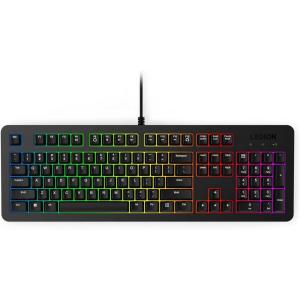 imageLenovo GY40T26478 Legion K500 RGB Mechanical Gaming Keyboard 3 ZONE Fullsize Keyboard 7 user Programmable Hot Keys 168 Million Colors 50 MillionClick Red Mechanical Keys Detachable Palm RestK310 Keyboard
