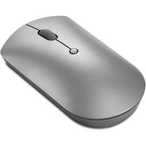imageLenovo Go MultiDevice Wireless Mouse 24GHz Nano USBC Receiver Bluetooth Adjustable DPI USBC Rechargeable Battery Qi Wireless Charging Ambidextrous GY51C21211 GreyBluetooth Silent Mouse