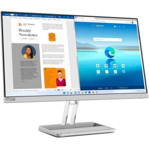 imageLenovo L27h4A Monitor 238quot QHD IPS Panel Display 100Hz HDR10 USBC Waves MaxxAudio 1ms MPRT Cloud Grey NearEdgeless Design27 FHD 100Hz