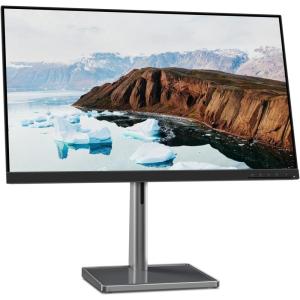 imageLenovo L27h4A Monitor 238quot QHD IPS Panel Display 100Hz HDR10 USBC Waves MaxxAudio 1ms MPRT Cloud Grey NearEdgeless Design27 FHD 75Hz USBC