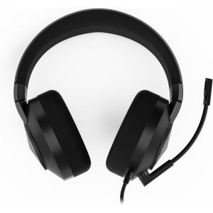 imageLenovo Legion H300 Stereo Gaming Headset NoiseCancelling Mic Memory Foam ampamp PU Leather Earcups Stainless Steel Headband PC PS4 Xbox One Nintendo Switch Mac GXD0T69863 BlackH210