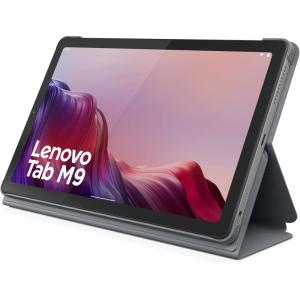imageLenovo Tab M92023  Tablet  Long Battery Life  9quot HD  Front 2MP ampamp Rear 8MP Camera  3GB Memory  32GB Storage  Android 12 or Later  Folio Case IncludedGrayTablet