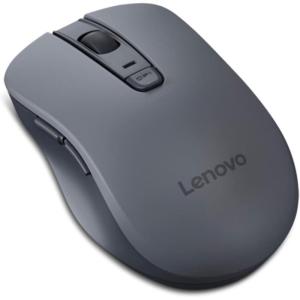 imageLenovo WL310 Bluetooth Silent Mouse Ergonomic Adjustable DPI Silent Clicks Bluetooth 50 Portable for Windows Mac and Chromebook Grey