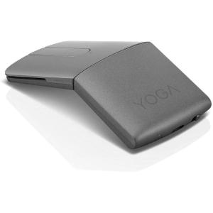 imageLenovo Yoga Pro Mouse Bluetooth USBC Rechargable Dual Mode Bluetooth 6 Button Right Handed Design Ergonomic Design Programmable Buttons 2Way Metal Scroll Wheel Tidal TealIron Grey