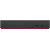 imageLenovo  USBC Dock Windows Only  65W with 90W Power Adapter Attached  Univ Support for Most Win 10 and Above USBC Notebooks  Multi 4K  60 Hz  2 DP 1 HDMI USBC USBA  Black  40B50090US