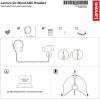 imageLenovo Go Wired ANC Headset  USBC Headphones  Active Noise Cancelling  Rotatable Boom Mic  Certified for Microsoft Teams Iron Grey Large