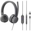 imageLenovo Go Wired ANC Headset  USBC Headphones  Active Noise Cancelling  Rotatable Boom Mic  Certified for Microsoft Teams Iron Grey Large